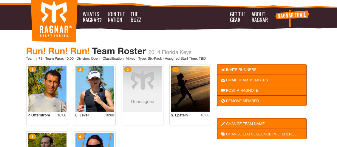 Ragnar Team Profile
